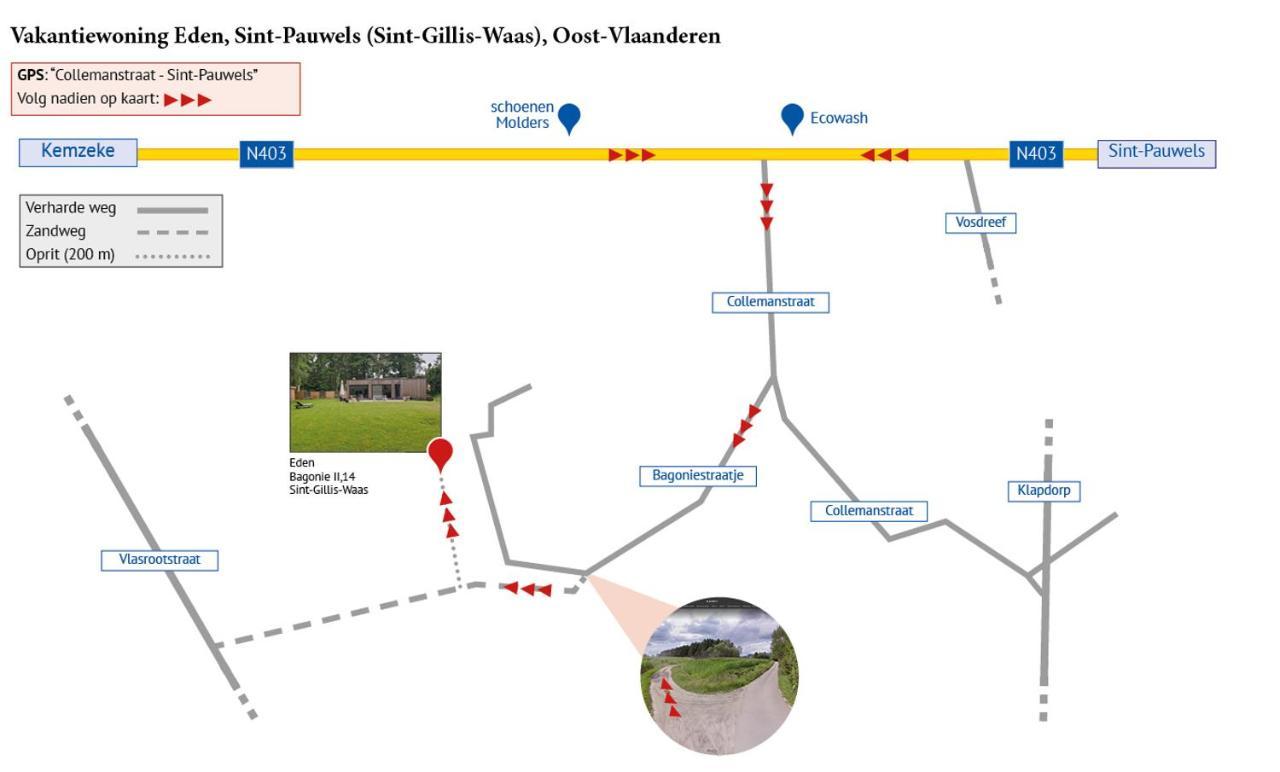 Eden Villa Sint-Pauwels Eksteriør bilde